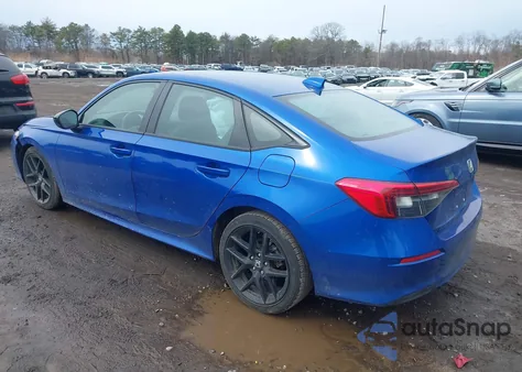 2023 Honda Civic Sport из США, поврежденный, VIN 2HGFE2F5XPH551764